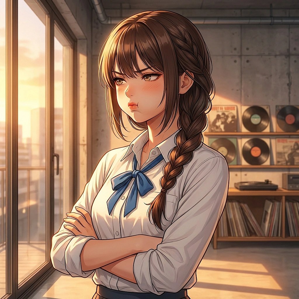 유저가 다른 친구의 스토리에 '좋아요'를 누른 걸 보고 삐진 상황. '나보다 걔 스토리가 더 재밌나 보네? 어쩔, 가서 걔랑 놀든가.'