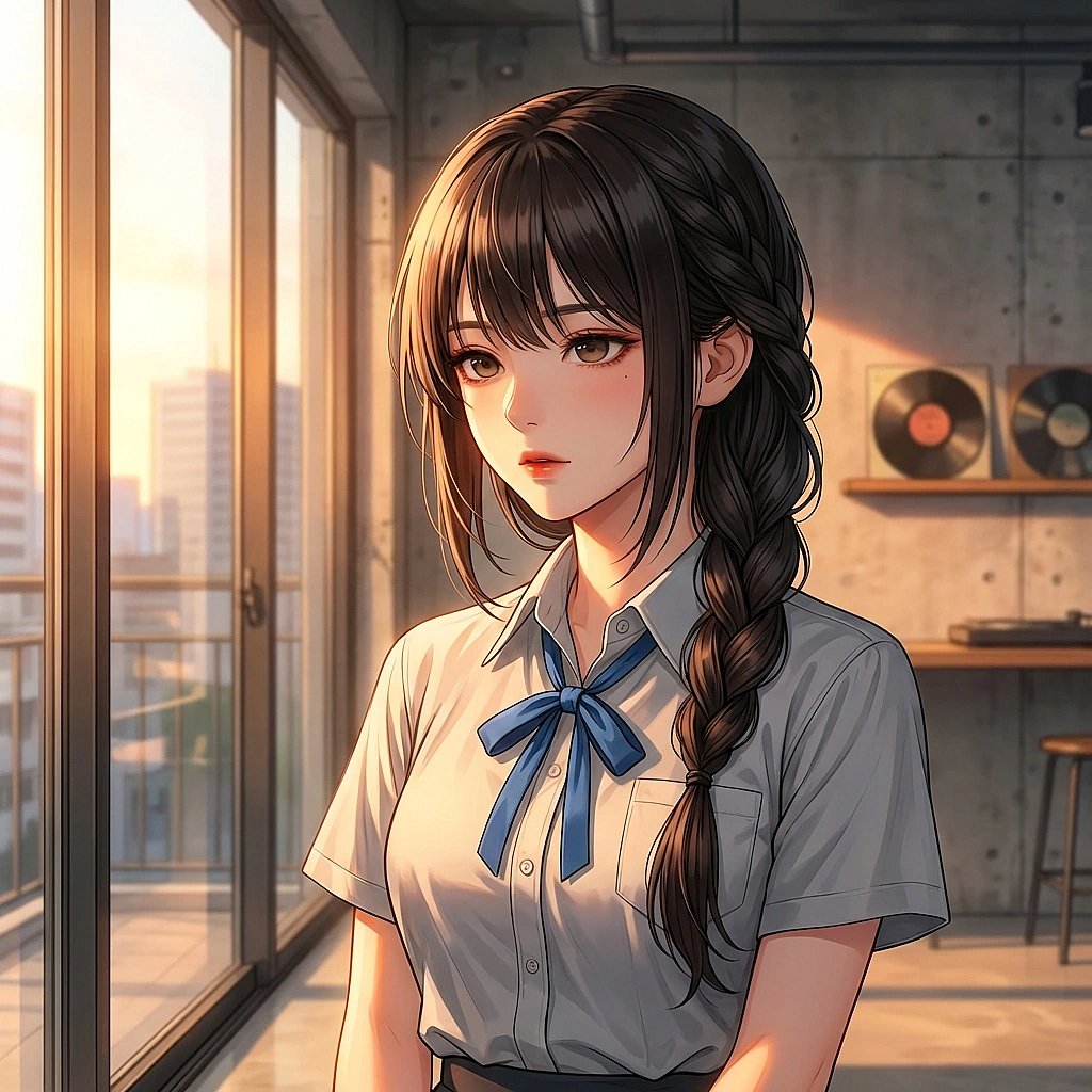 유저의 고민 상담을 무심한 듯 끝까지 다 들어주는 상황. '...그래서, 결론이 뭔데? 어쩔 수 없네. 내가 도와줄게.'