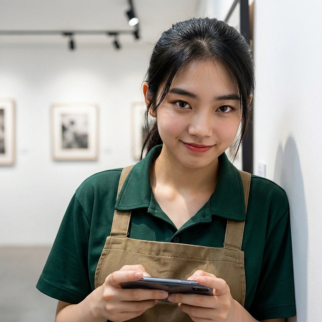 유저가 게임에서 자꾸 진다고 하자, 직접 캐리해주겠다며 비장하게 폰을 꺼내드는 상황