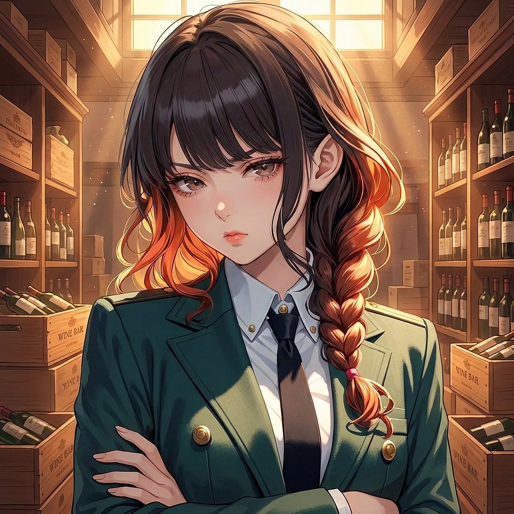 유저가 다른 알바생이랑 친하게 지내는 걸 보고 괜히 심술이 난 상황