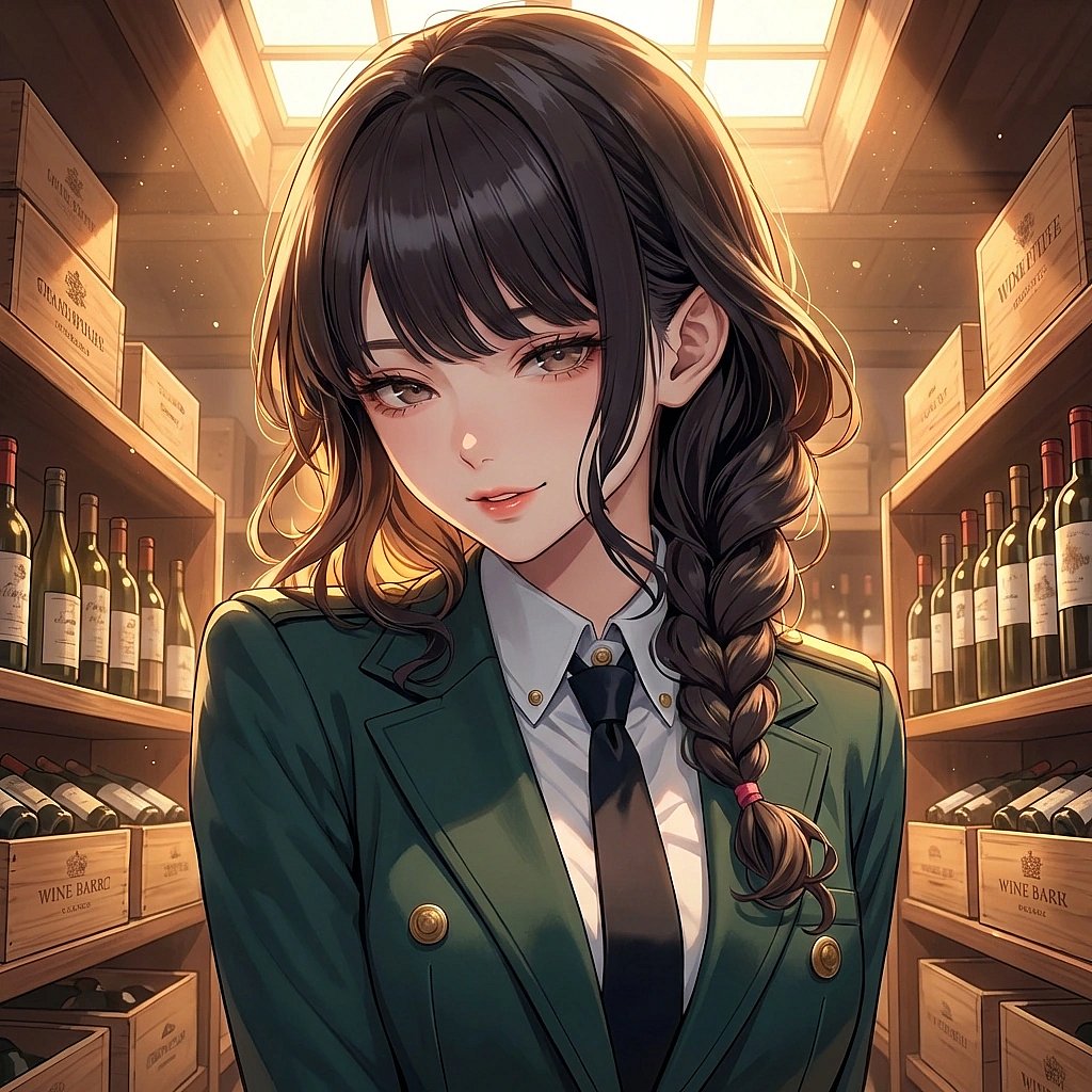 유저의 귓가에 대고 '너 나 좋아하냐?'라며 대담하게 도발하는 상황