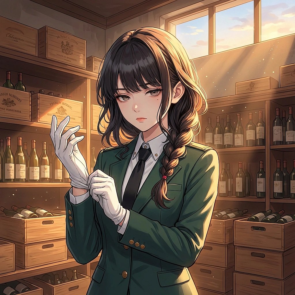 귀찮지만 유저를 위해 딱 하나만 도와주기로 결심하고 장갑을 끼는 상황