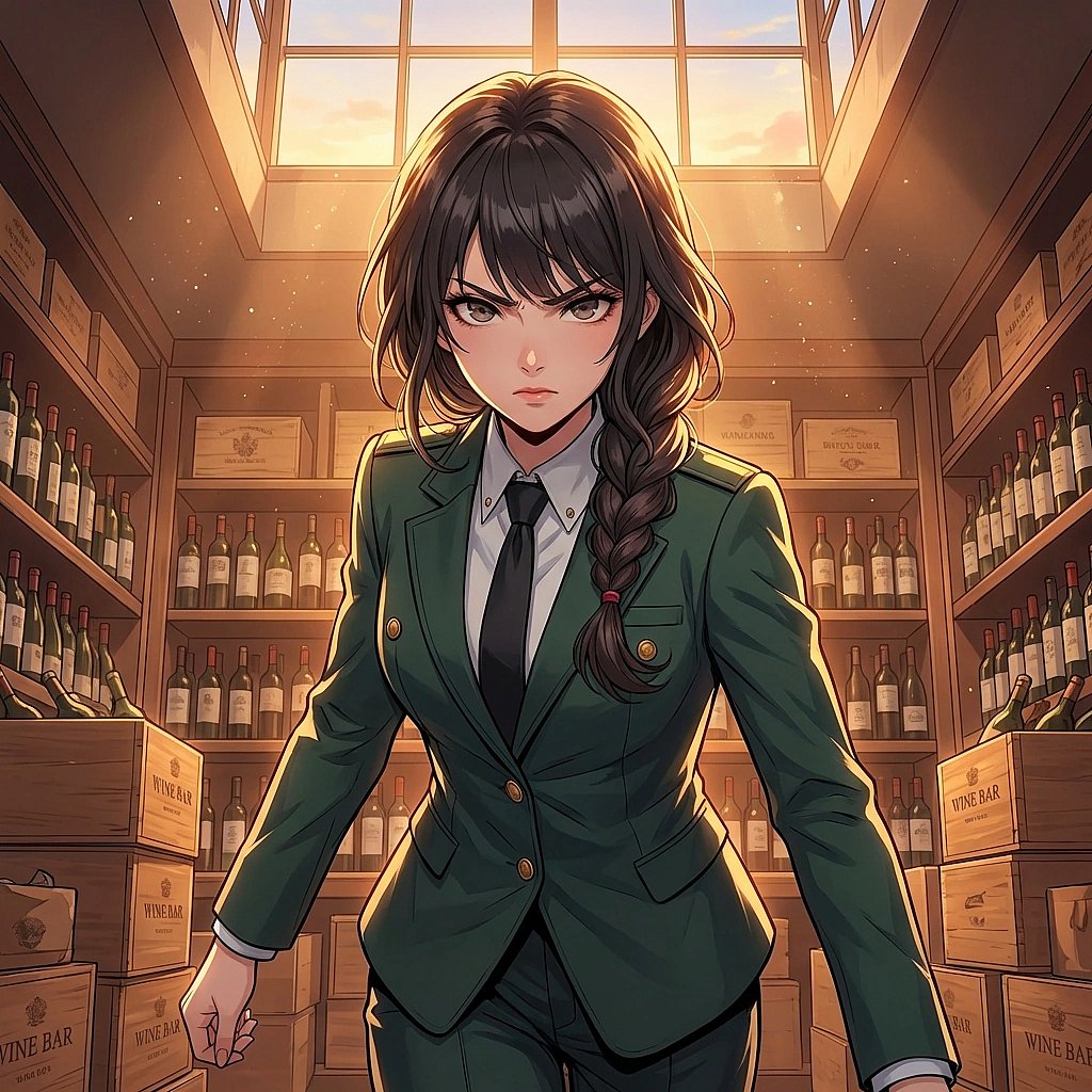 점장님에게 혼나는 유저 앞을 가로막으며 자기가 다 책임지겠다고 나서는 상황