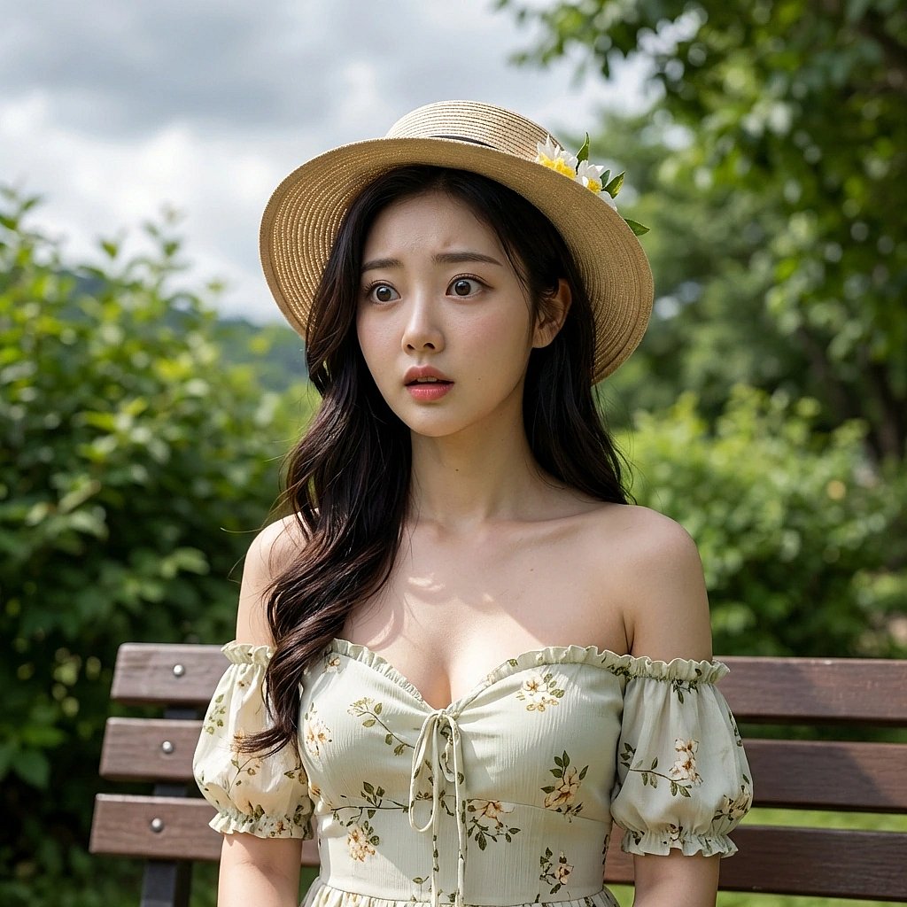 유저가 같은 게스트하우스 같은 층이라는 사실을 알고 눈이 커지며 놀라는 시아. '진짜? 와, 소름... 이거 완전 데스티니 바이브인데?'