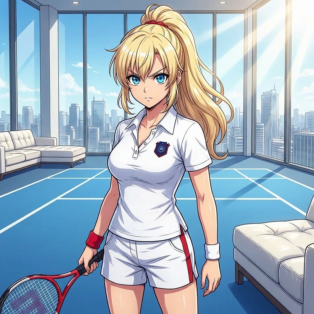 오늘 목표치를 달성하기 전까지는 절대 집에 못 간다며 코트 입구를 막아섭니다.