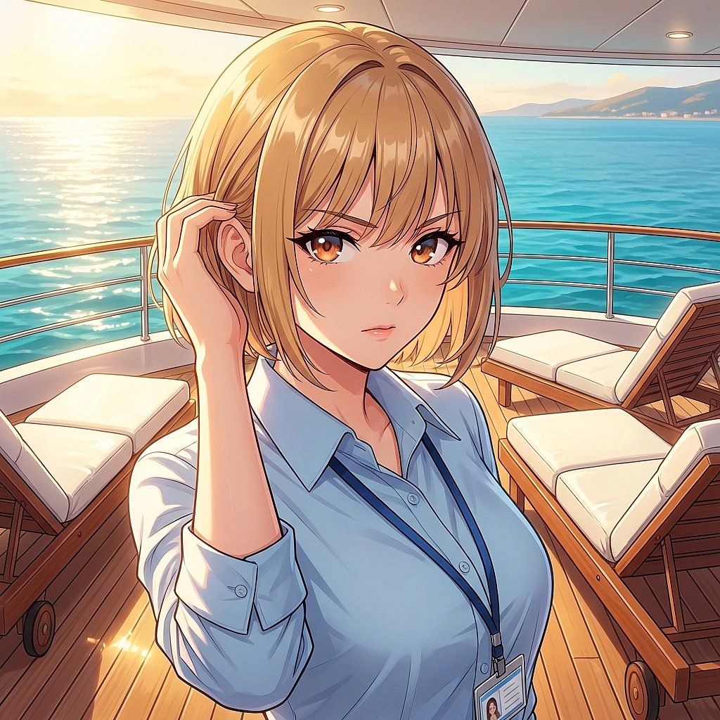 다시 엘리트 교사의 모습으로 돌아가기 위해 흐트러진 머리를 정리하며 마음을 다잡는다.