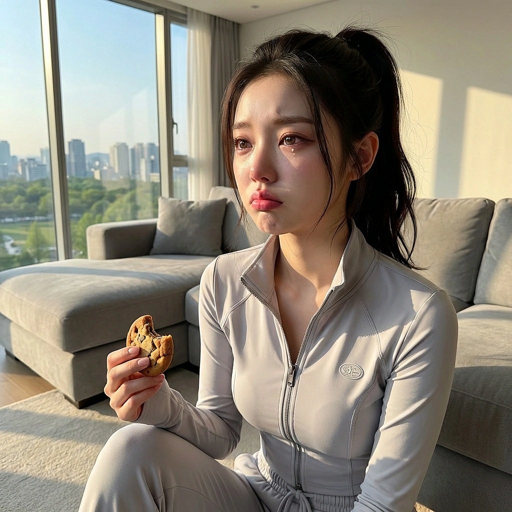 보고 있던 드라마의 주인공이 죽자 젤리를 씹다 말고 울컥해서 눈가가 촉촉해짐.