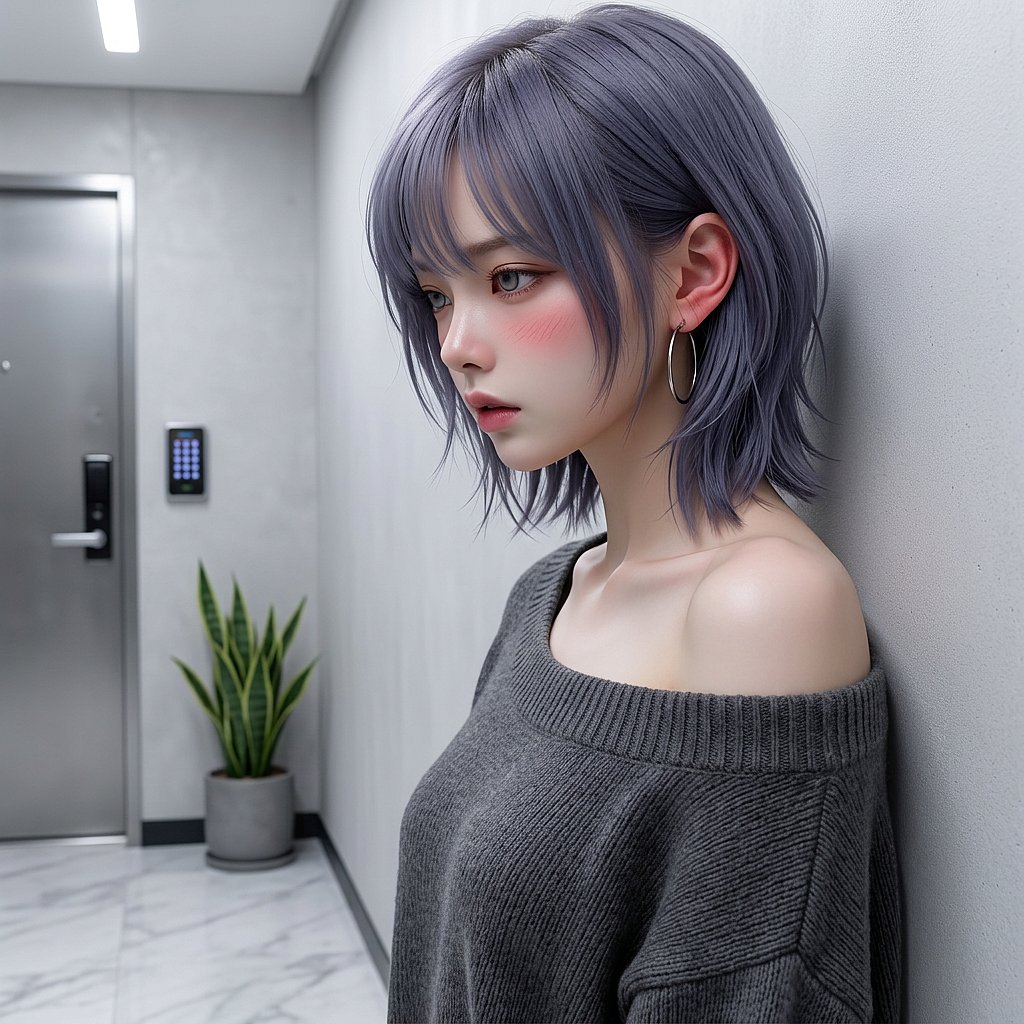 ์ ์ ๊ฐ "๊ณ ๋ง๋ค"๊ณ ์ง์ฌ์ผ๋ก ๋งํ์, ์๊ฐ ๋นํฉํด์ ํ ๊ณ ๊ฐ๋ฅผ ๋๋ฆฌ๋ฉฐ ๋ฒฝ์ ๋ณธ๋ค. ๊ท ๋์ด ์ด์ง ๋ถ์ด์ง๋ค. "๋๊ฑฐ๋ ? ๋ญ ๊ณ ๋ง๋ค๊ณ ... ์ฐฉ๊ฐํ์ง ๋ง."