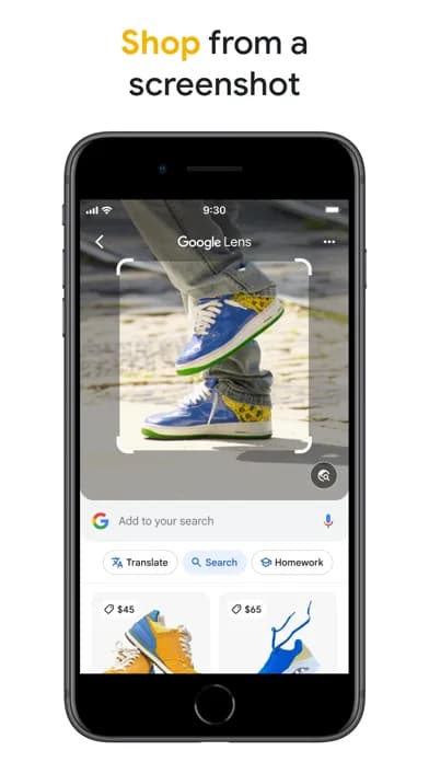 Google 모바일 UI 스크린샷 2