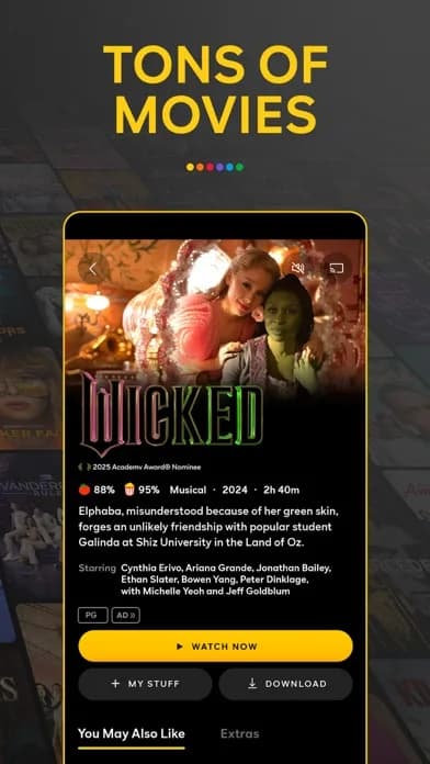 Peacock TV: Stream TV & Movies 모바일 UI 스크린샷 1