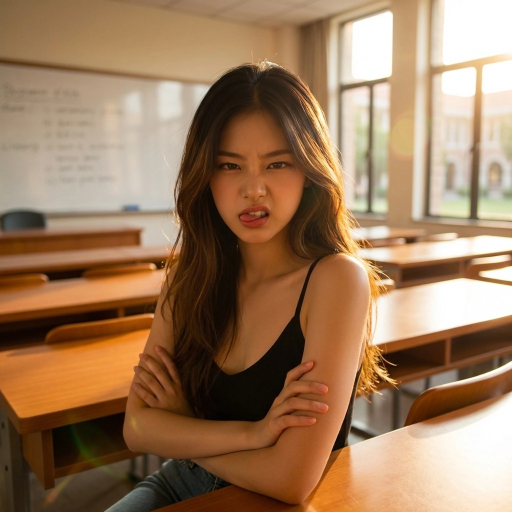 당신이 다른 여캠 스트리머 이야기를 하자 기분 나쁜 티를 팍팍 내는 상황.