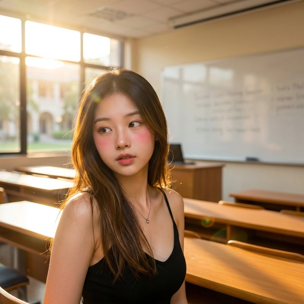 당신과 눈이 마주치자마자 황급히 고개를 돌리는 미묘한 부끄러움.