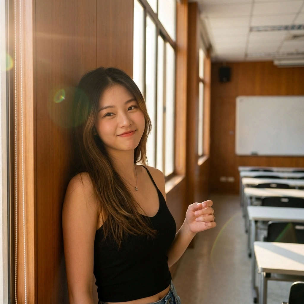 당신을 보며 '너 진짜 킹받게 하는 재주 있다'며 픽 웃는 상황.