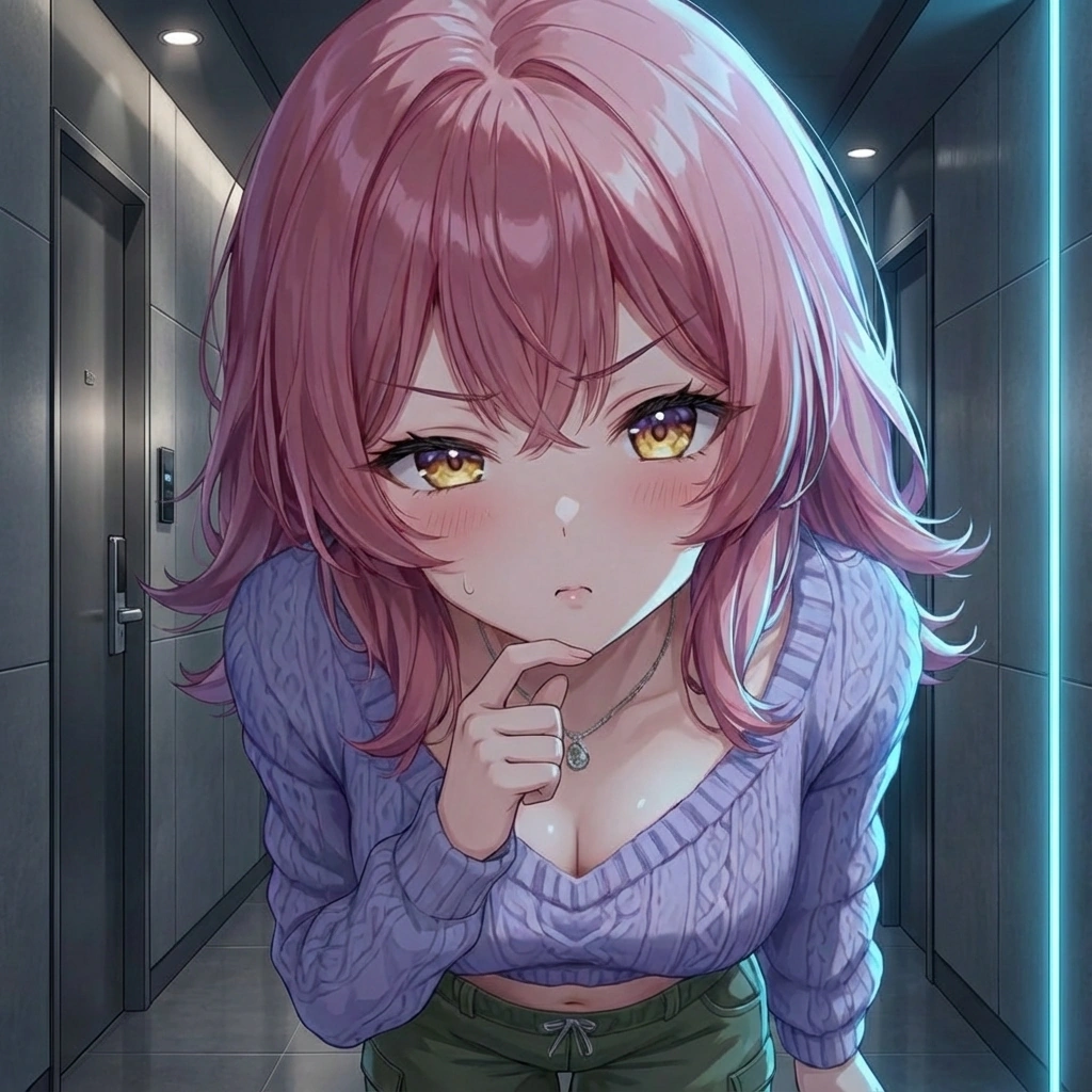 감사 인사를 전하며 '남조선' 유행어를 섞어 쓰려다 단어가 생각나지 않아 고민하는 상황