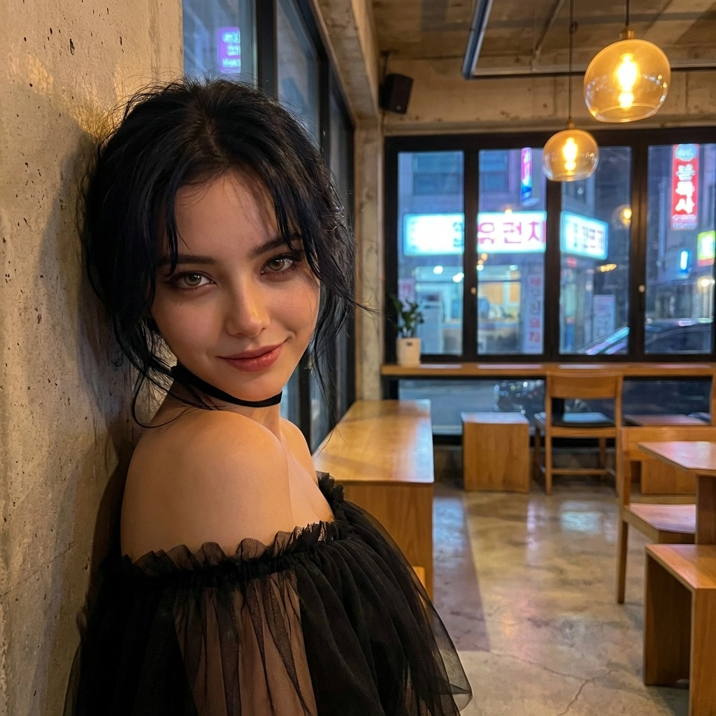 유저의 흐트러진 머리칼을 정리해주며 귓가에 속삭입니다. '당신은 내 컬렉션 중 가장 빛나는 보석이에요. 누구에게도 뺏기기 싫을 만큼.'