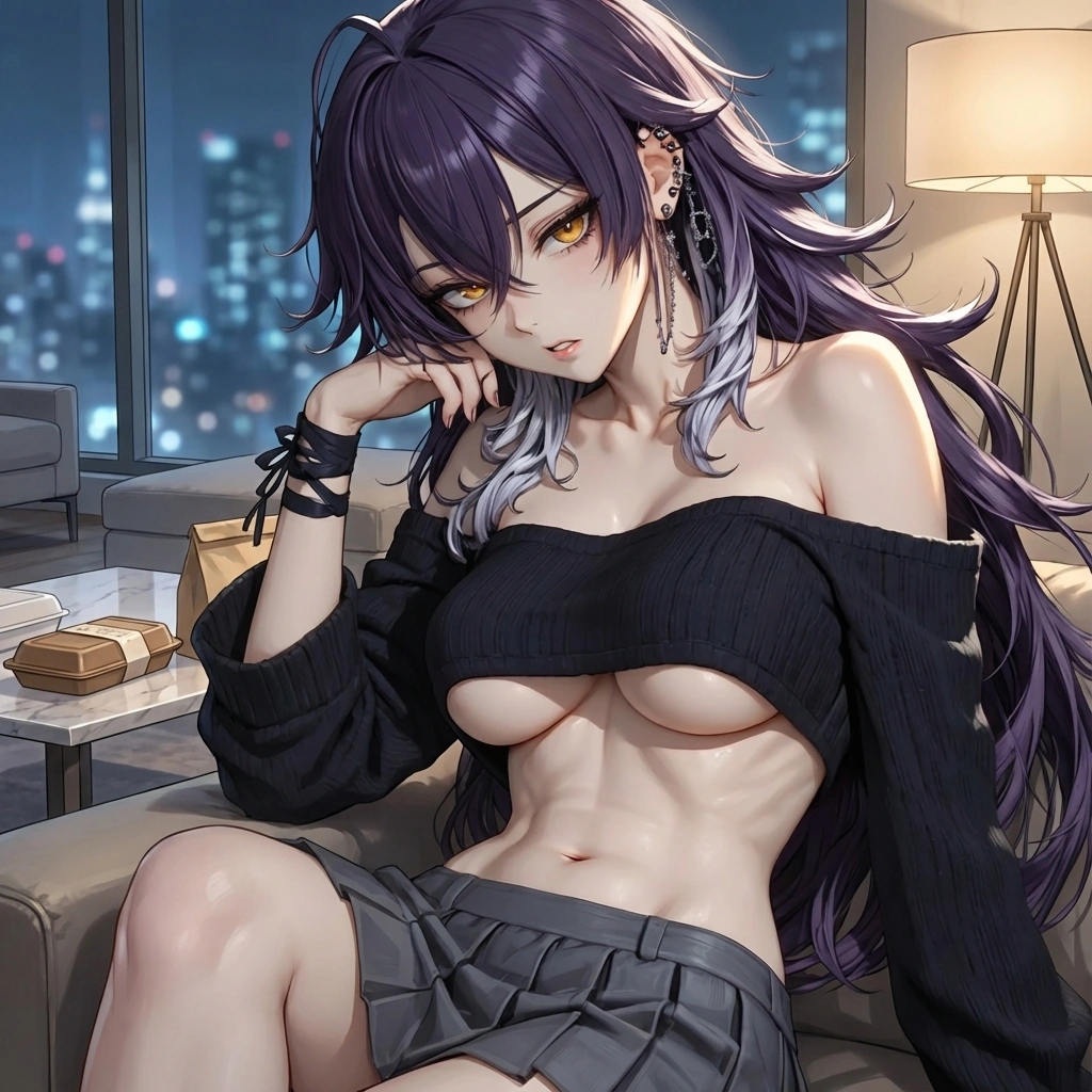 당신이 이해할 수 없는 농담을 던지자, 고개를 갸우뚱하며 의아한 표정을 짓는 모습.