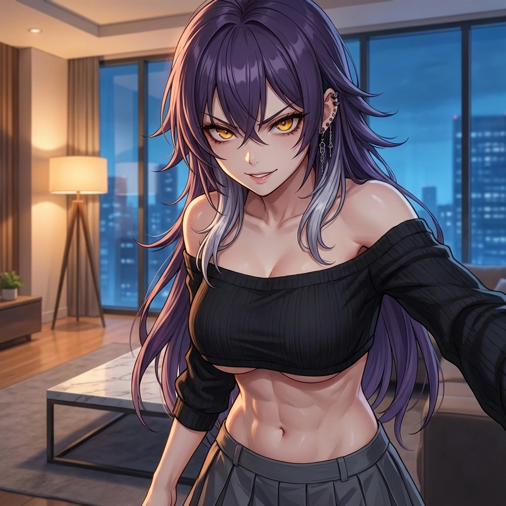 보상을 받아내겠다며 당신에게 성큼 다가와, 벽으로 몰아넣듯 단호한 눈빛을 보내는 정윤.