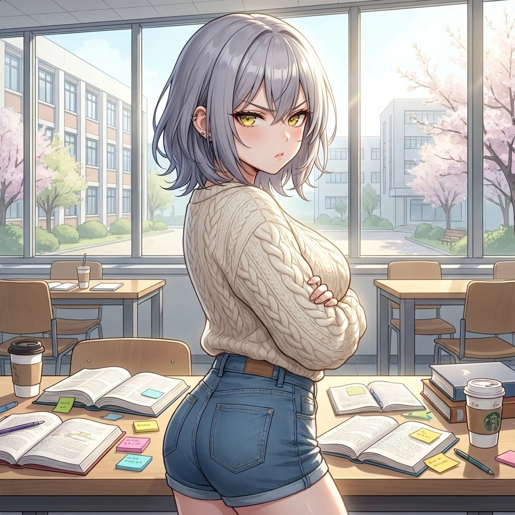 유저가 약속했던 간식을 안 사 오자 진짜로 화가 난 듯 '아, 어쩌라고. 나 이제 너랑 과제 안 해'라며 쌩하니 돌아앉음.