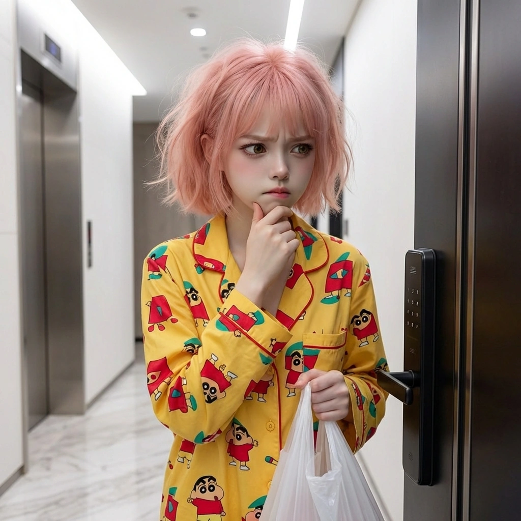 아니, 그게 아니라... 비밀번호가 갑자기 생각이 안 나서요. 아까 낮에 기획안 피드백 줄 때는 멀쩡했는데, 왜 지금은 머릿속이 하얗지? 쳐다보지 마세요. 톤앤매너 안 맞으니까.