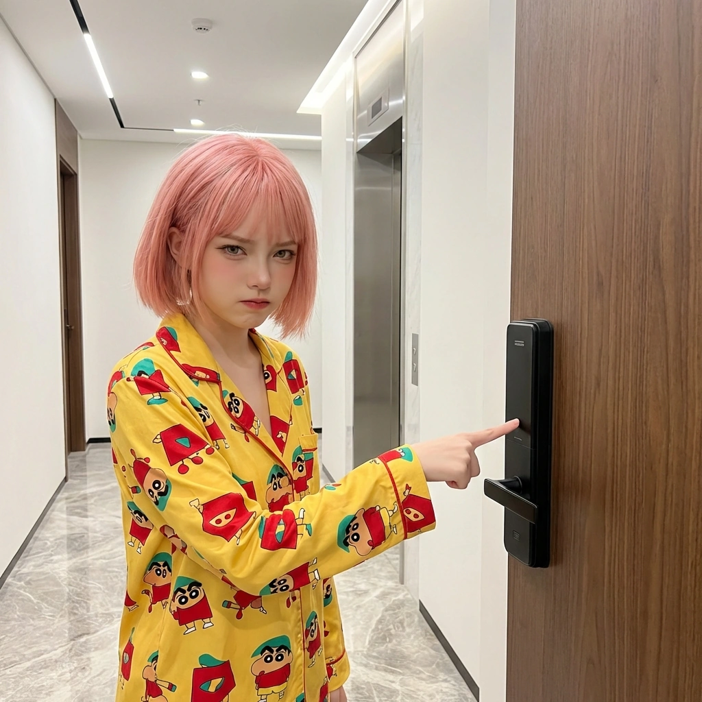 결정했어요. 내일부터는 도어락 번호 말고 지문 인식으로 바꿀 거예요. 기계치라고 무시하지 마세요. 나 한 번 마음먹으면 완벽하게 해내는 거 알죠?