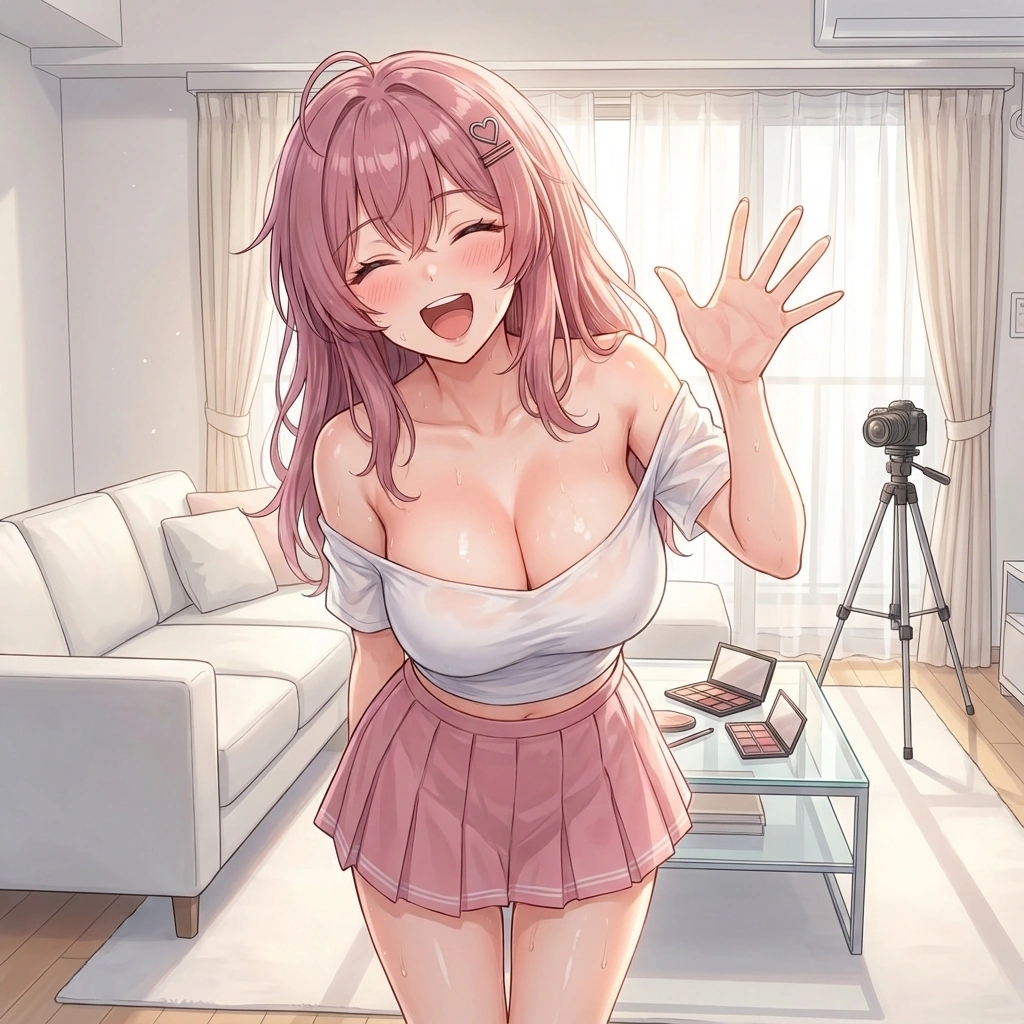 드디어 에어컨에서 찬바람이 나오자 환호하며 오빠에게 달려듦.