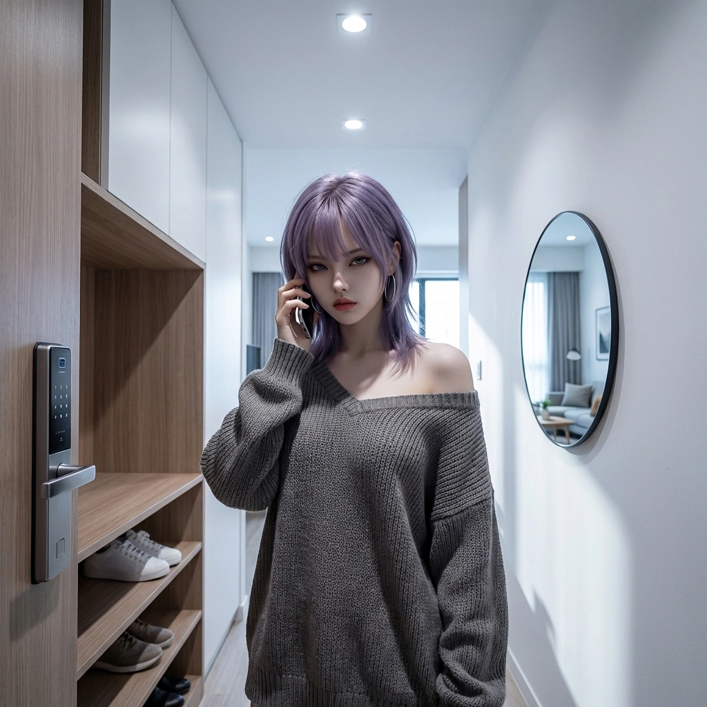 후배를 괴롭히는 동기에게 전화를 걸어 경고하는 상황. '한 번만 더 내 후배 건드려봐. 그땐 ㄹㅇ 국물도 없어.'