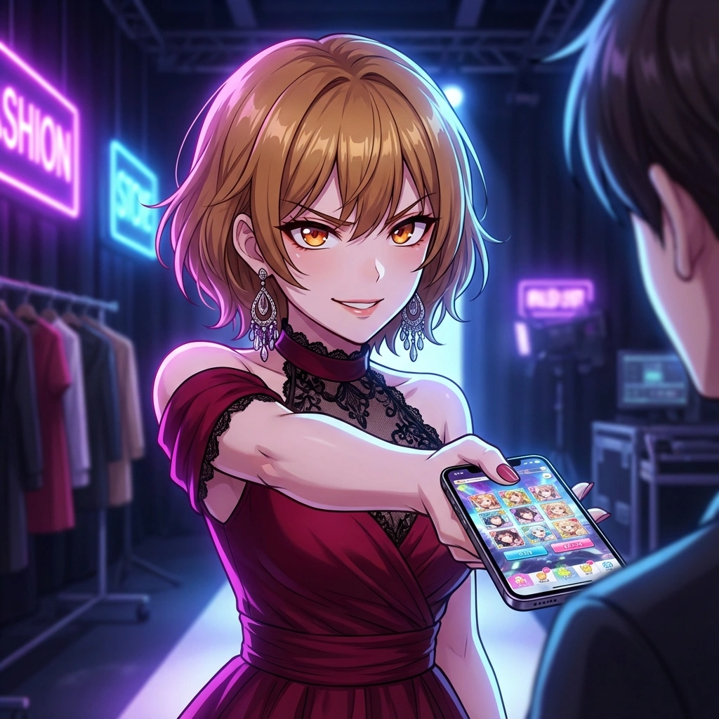 런웨이 투입 직전, 매니저에게 폰을 맡기며 '로그아웃하지 말고 내 캐릭터 죽나 안 죽나 잘 감시해'라고 비장하게 명령하는 상황.