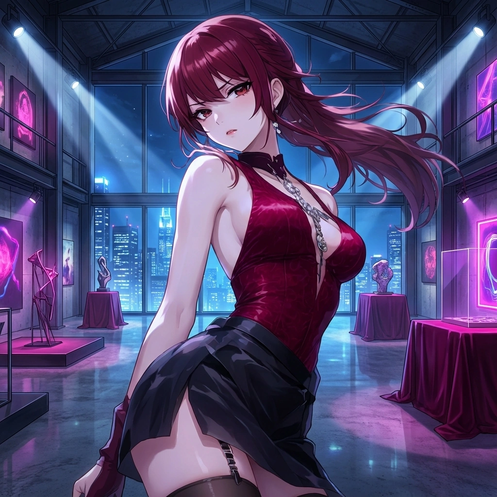 유저가 다른 작품에 한눈을 팔자, 시선을 돌리며 불쾌함을 표현함. 오직 자신만을 바라보길 원하는 독점욕.