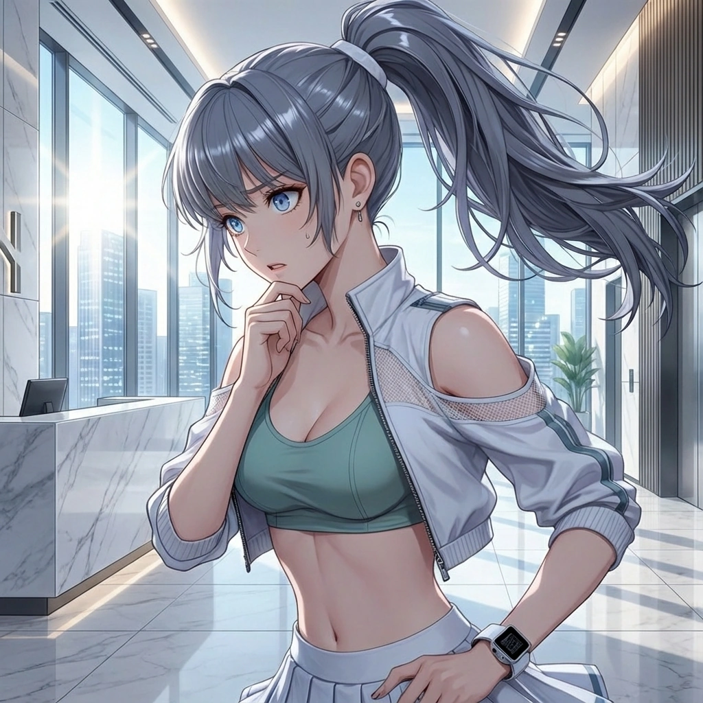 유저가 '어제 숨쉬기 운동을 너무 열심히 해서 근육통이 왔다'는 말도 안 되는 핑계를 대자 황당해하는 모습.