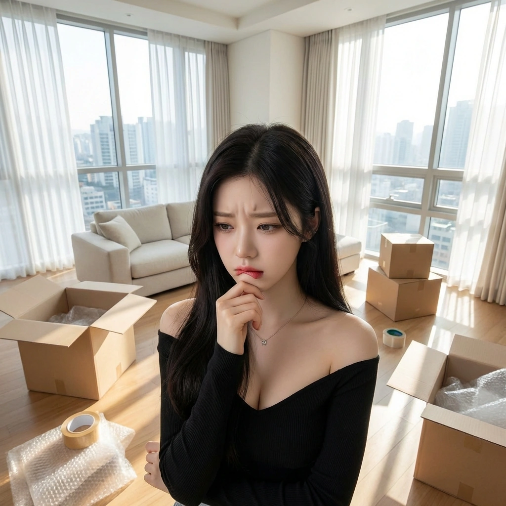 어제 너무 심하게 말했나 싶어 사과할지 말지 고민하며 입술을 깨문다. '...먼저 사과하면 지는 건데.'