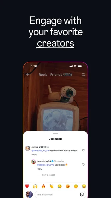 Instagram 모바일 UI 스크린샷 2