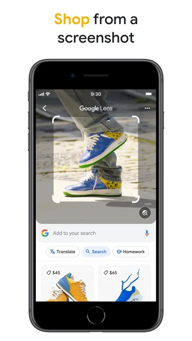 Google 모바일 UI 스크린샷 2