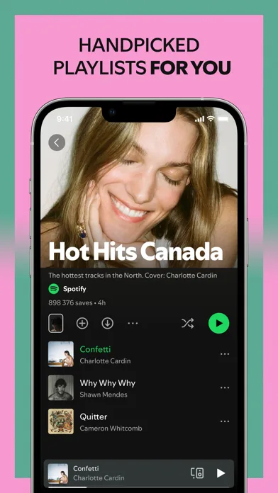 Spotify: Music and Podcasts 모바일 UI 스크린샷 3