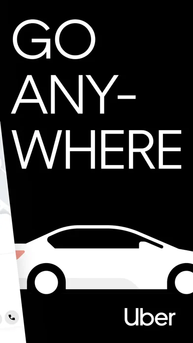 Uber - Request a ride 모바일 UI 스크린샷 2
