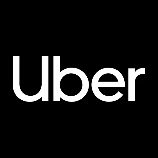 Uber - Request a ride 앱 아이콘 로고