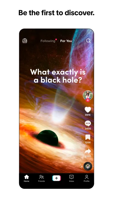 TikTok - Videos, Shop & LIVE 모바일 UI 스크린샷 2
