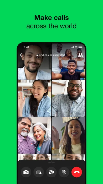 WhatsApp Messenger 모바일 UI 스크린샷 3