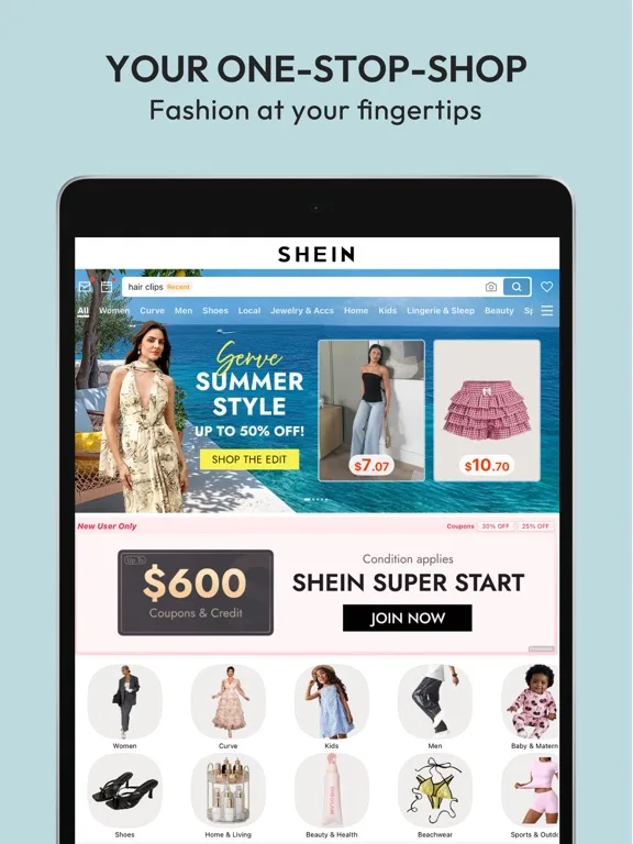 SHEIN - Shopping Online 모바일 UI 스크린샷 2